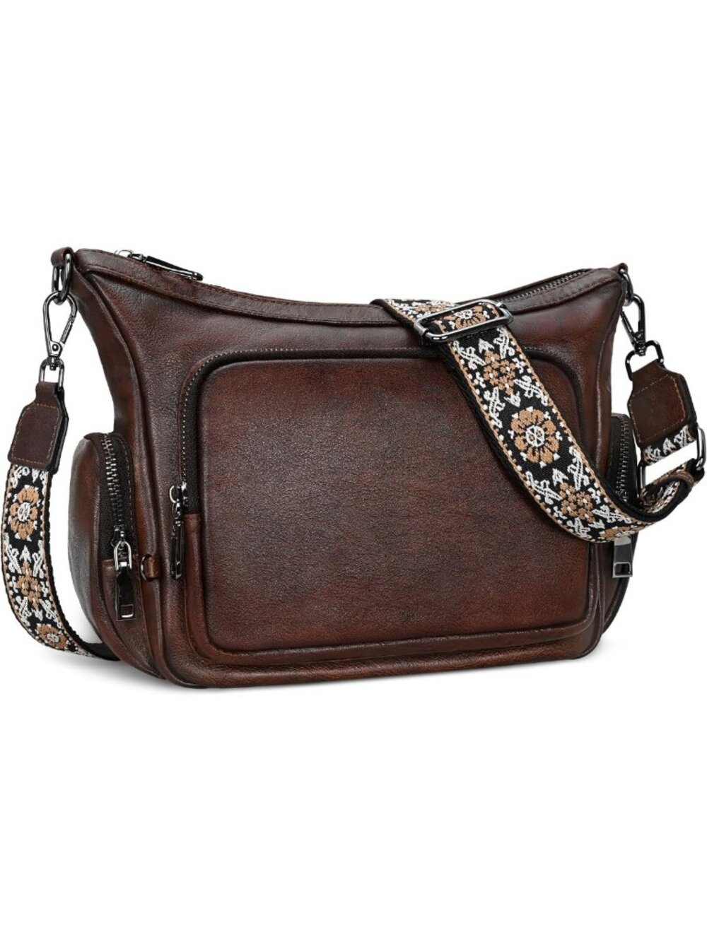 Stylish Anti-Theft Leather Crossbody Bag for Women - Everyday Shoulder Purse